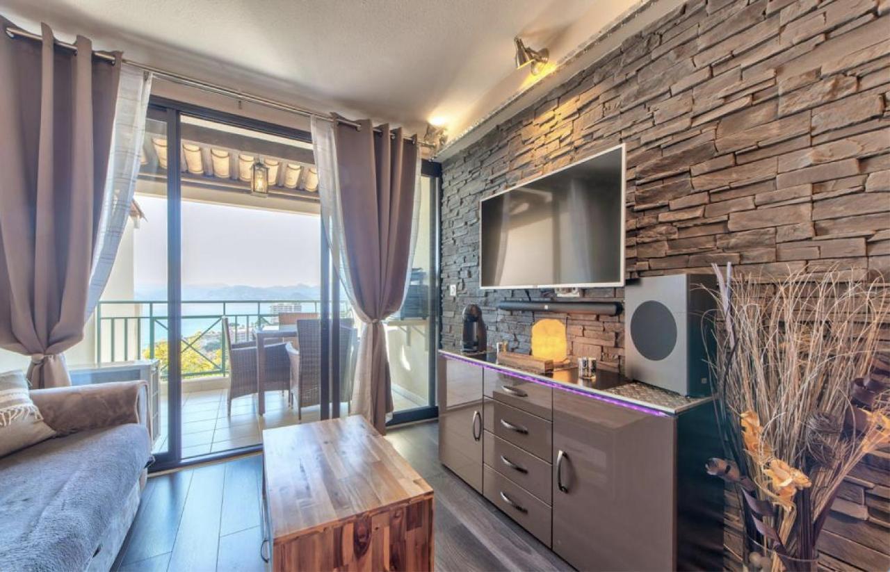 Appt Vue Mer Exceptionnelle Sur Baie De Cannes Eksteriør billede